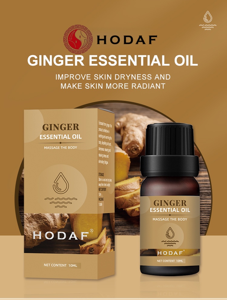 Luxury Skincare Store - น้ำมันหอมระเหยขมิ้น HODAF—น้ำมันนวดตัว, ให้ความชุ่มชื้น, อโรมาเธอราพี, ช่วยให้ผิวกระจ่างใส, ช่วยให้ผิวเรียบเนียน,