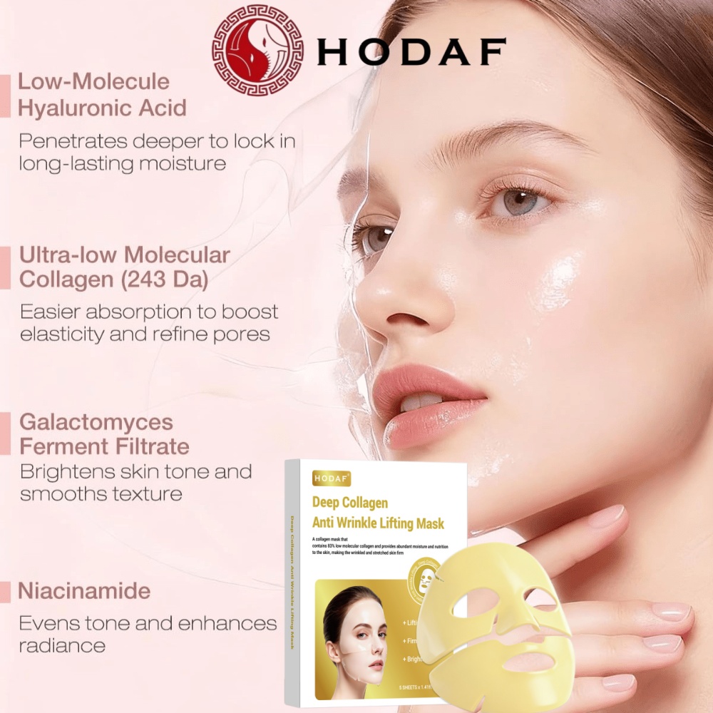 HODAF มาส์กหน้าไบโอคอลลาเจน 5  - Luxury Skincare Store บทวิจารณ์และราคา
