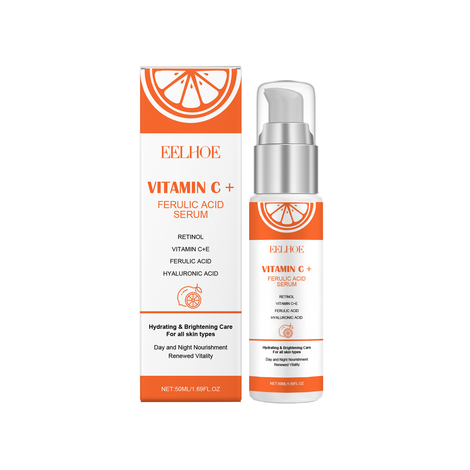 EELHOE Vitamin C E Ferulic Aci - The Ordinary Serum Hyaluronic Acid บทวิจารณ์และราคา